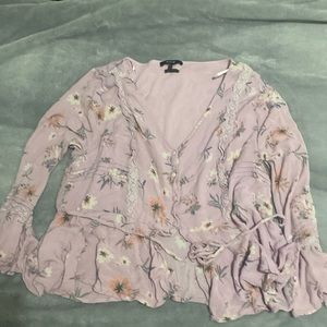 Good condition, pink floral, miss me brand, size large